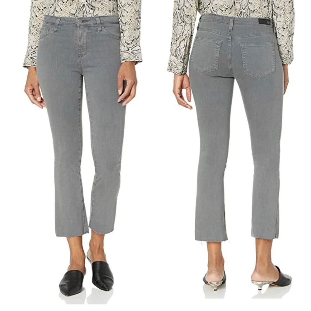 AG Jodi Crop 25 Sulfur Folkstone Gray